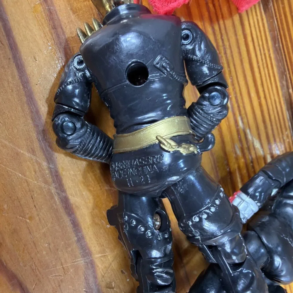 Vintage Hasbro G.I. Joe V1 Destro & 1988 V2 Destro (no Sword) Clean-Tight